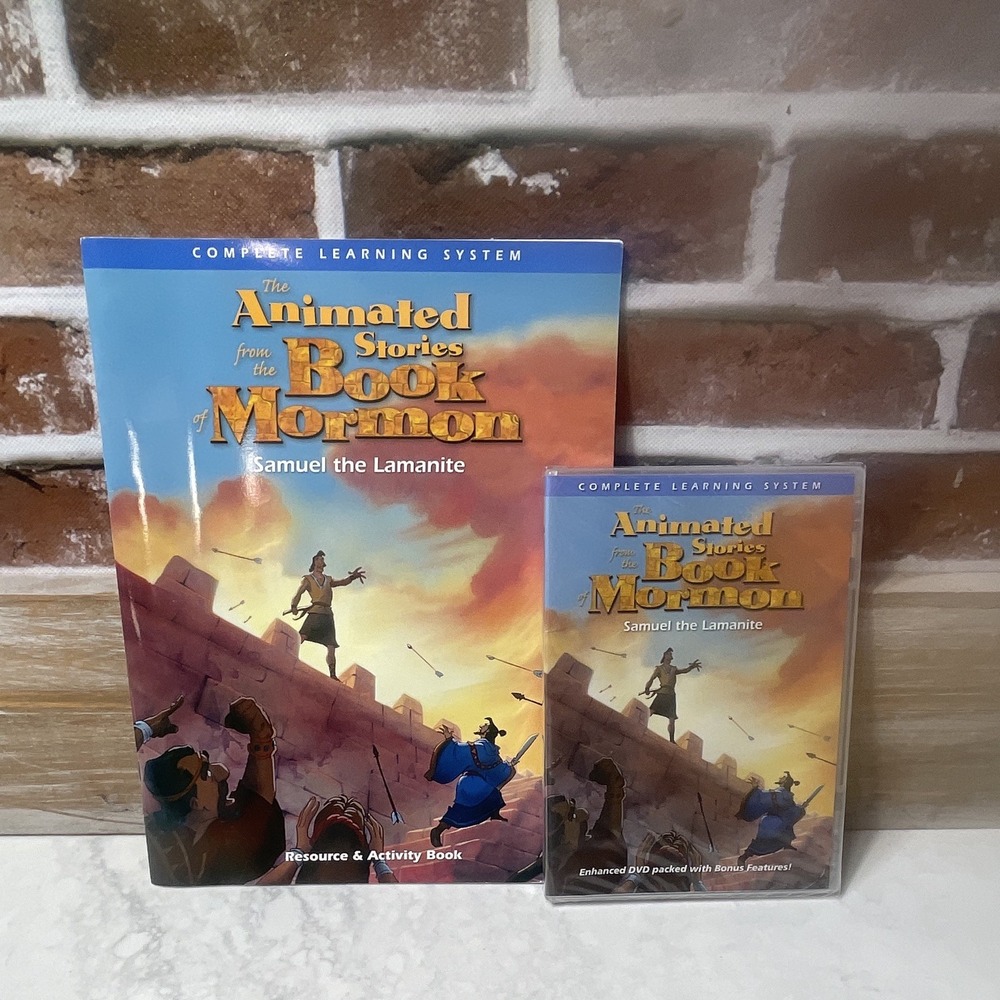 The Living Scriptures Animated Stories Book of Mormon Samuel Workbook & DVD